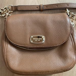 Brown Michael Kors crossbody purse